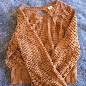 Love Tree Warm Tan Knit Sweater